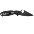 SPYDERCO Para 3 G-10 Black Blade zsebkés - C223GBK