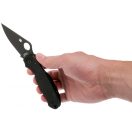 SPYDERCO Para 3 G-10 Black Blade zsebkés - C223GBK