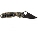 SPYDERCO Para 3 G-10 Digital Camo Black Blade zsebkés - C223GPCMOBK