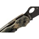 SPYDERCO Para 3 G-10 Digital Camo Black Blade zsebkés - C223GPCMOBK