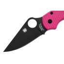 SPYDERCO Para 3 Black Blade pink FRN zsebkés