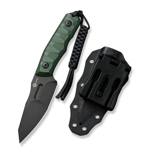 CIVIVI Propugnator Green Micarta Black Blade fixpengés