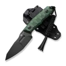 CIVIVI Propugnator Green Micarta Black Blade fixpengés