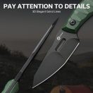 CIVIVI Propugnator Green Micarta Black Blade fixpengés - C23002-2