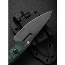 CIVIVI Propugnator Green Micarta Black Blade fixpengés