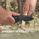 CIVIVI BullTusk AllBlack zsebkés - C23017-1
