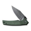 CIVIVI Tranquil Damascus Green Micarta zsebkés