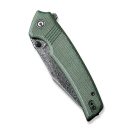 CIVIVI Tranquil Damascus Green Micarta zsebkés