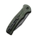 CIVIVI Tranquil Damascus Green Micarta zsebkés