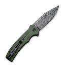 CIVIVI Tranquil Damascus Green Micarta zsebkés