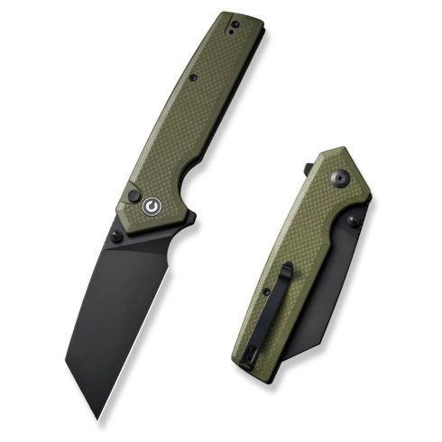 CIVIVI Amirite OD Green G-10 Black Blade zsebkés - C23028-3