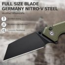 CIVIVI Amirite OD Green G-10 Black Blade zsebkés