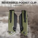 CIVIVI Amirite OD Green G-10 Black Blade zsebkés