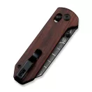 CIVIVI Yonder Guibourtia Wood Damascus zsebkés - C23073B-DS2