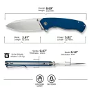 CIVIVI Placoid Blue G-10 Stw zsebkés - C23079-3