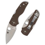 SPYDERCO Lil Native Brown G-10 Sprint Run zsebkés