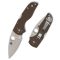 SPYDERCO Lil Native Brown G-10 Sprint Run zsebkés