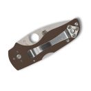SPYDERCO Lil Native Brown G-10 Sprint Run zsebkés