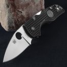 SPYDERCO Lil Native FRN Black Plain zsebkés