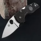 SPYDERCO Lil Native FRN Black Plain zsebkés - C230PBK