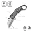 CIVIVI Amaroq Gray Button Lock karambit