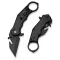 CIVIVI Amaroq AllBlack Button Lock karambit