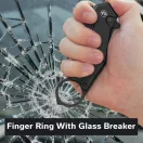 CIVIVI Amaroq AllBlack Button Lock karambit - C24018-2