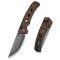 CIVIVI Noctis Damascus Guibourtia Wood Handle zsebkés - C24020C-DS1
