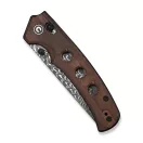 CIVIVI Noctis Damascus Guibourtia Wood Handle zsebkés