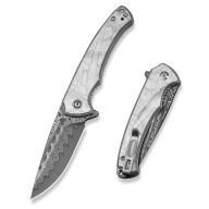 CIVIVI Voidflare Damascus G-10 Aluminium Foil zsebkés