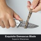 CIVIVI Voidflare Damascus G-10 Aluminium Foil zsebkés