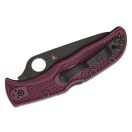 SPYDERCO Endela Burgundy FRN Black Blade zsebkés - C243BGBKP