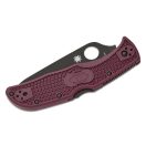 SPYDERCO Endela Burgundy FRN Black Blade zsebkés - C243BGBKP