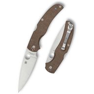 SPYDERCO Native Chief Brown Canvas Micarta CrueWear zsebkés