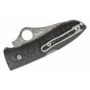 SPYDERCO Spyopera Thor Damasteel Carbon Fiber zsebkés - C255CFPD