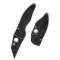 SPYDERCO Microjimbo Salt G-10 AllBlack MagnaCut zsebkés - C264GMCBKP