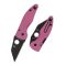 SPYDERCO Microjimbo Pink G-10 Black Blade zsebkés