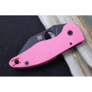 SPYDERCO Microjimbo Pink G-10 Black Blade zsebkés