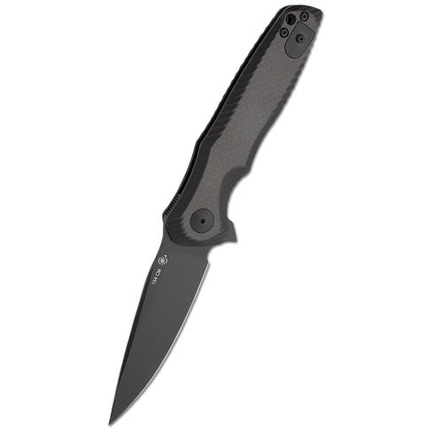 SPARTAN BLADES Poros Black Carbon Fiber G-10 zsebkés