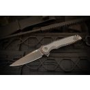 SPARTAN BLADES Poros Black Carbon Fiber G-10 zsebkés - C357BL11CF