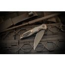 SPARTAN BLADES Poros Black Carbon Fiber G-10 zsebkés - C357BL11CF