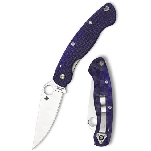 SPYDERCO Military Model Midnight Blue CPM S110V