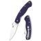 SPYDERCO Military Model Midnight Blue G-10 CPM S110V zsebkés - C36GDBL