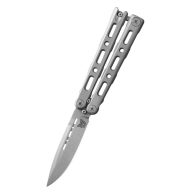 BENCHMADE Balisong Laro 82 Gray Titanium pillangókés - C377000082
