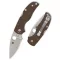 SPYDERCO Native 5 Brown G-10 Sprint Run zsebkés - C41GPBN15V5