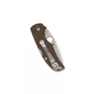 SPYDERCO Native 5 Brown G-10 Sprint Run zsebkés - C41GPBN15V5