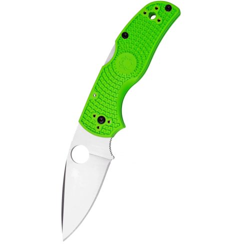 SPYDERCO Native 5 Salt Green Plain zsebkés