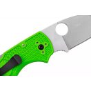 SPYDERCO Native 5 Salt Green Plain zsebkés - C41GR5