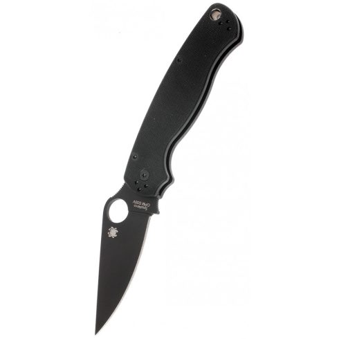 SPYDERCO Para Military 2 Black Blade zsebkés - C81GPBK2