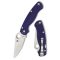 SPYDERCO Para Military 2 Dark Blue G-10 CPM S110V zsebkés - C81GPDBL2
